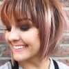 Brunette Feathered Bob Hairstyles With Piece-Y Bangs (Photo 2 of 25)
