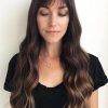 Long Hairstyles With Straight Fringes And Wavy Ends (Photo 12 of 25)