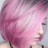 Purple-Tinted Off-Centered Bob Hairstyles (Photo 12 of 25)