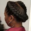 Chunky Two French Braid Hairstyles With Bun (Photo 3 of 15)