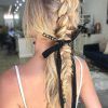 Loosely Tied Braided Hairstyles With A Ribbon (Photo 22 of 25)