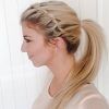 Lattice-Weave With High-Braided Ponytail (Photo 9 of 15)