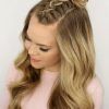 Topknot Hairstyles With Mini Braid (Photo 1 of 25)
