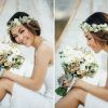 Flower Tiara With Short Wavy Hair For Brides (Photo 11 of 25)