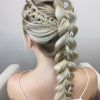Jewelled Basket-Weave Prom Updos (Photo 14 of 25)
