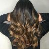 Curly Golden Brown Balayage Long Hairstyles (Photo 2 of 25)