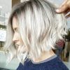 White-Blonde Curly Layered Bob Hairstyles (Photo 1 of 25)