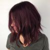 Brunette To Mauve Ombre Hairstyles For Long Wavy Bob (Photo 2 of 25)