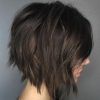 Edgy Brunette Bob Hairstyles With Glossy Waves (Photo 2 of 25)