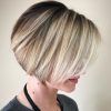 Dynamic Tousled Blonde Bob Hairstyles With Dark Underlayer (Photo 5 of 25)