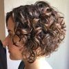 Short Curly Caramel-Brown Bob Hairstyles (Photo 4 of 25)