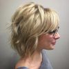Shaggy Blonde Bob Hairstyles With Bangs (Photo 9 of 25)