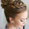 Messy High Bun Prom Updos (Photo 13 of 25)