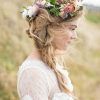 Double Braid Bridal Hairstyles With Fresh Flowers (Photo 9 of 25)