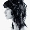 Long Wavy Mullet Hairstyles With Deep Choppy Fringe (Photo 4 of 25)