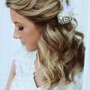 Dimensional Waves In Half Up Wedding Hairstyles (Photo 1 of 25)