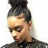 15 Best Mixed Braid Updo for Black Hair