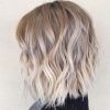Ash Blonde Lob With Subtle Waves (Photo 5 of 25)