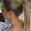 Long Blond Ponytail Hairstyles With Bump And Sparkling Clip (Photo 2 of 25)