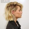 Messy Bob Hairstyles With A Deep Side Part (Photo 4 of 25)
