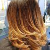 Medium Haircuts With Fiery Ombre Layers (Photo 1 of 25)