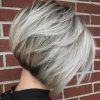Ash Blonde Balayage For Short Stacked Bob Hairstyles (Photo 2 of 25)