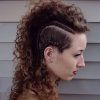 Faux Mohawk Hairstyles With Springy Curls (Photo 13 of 25)