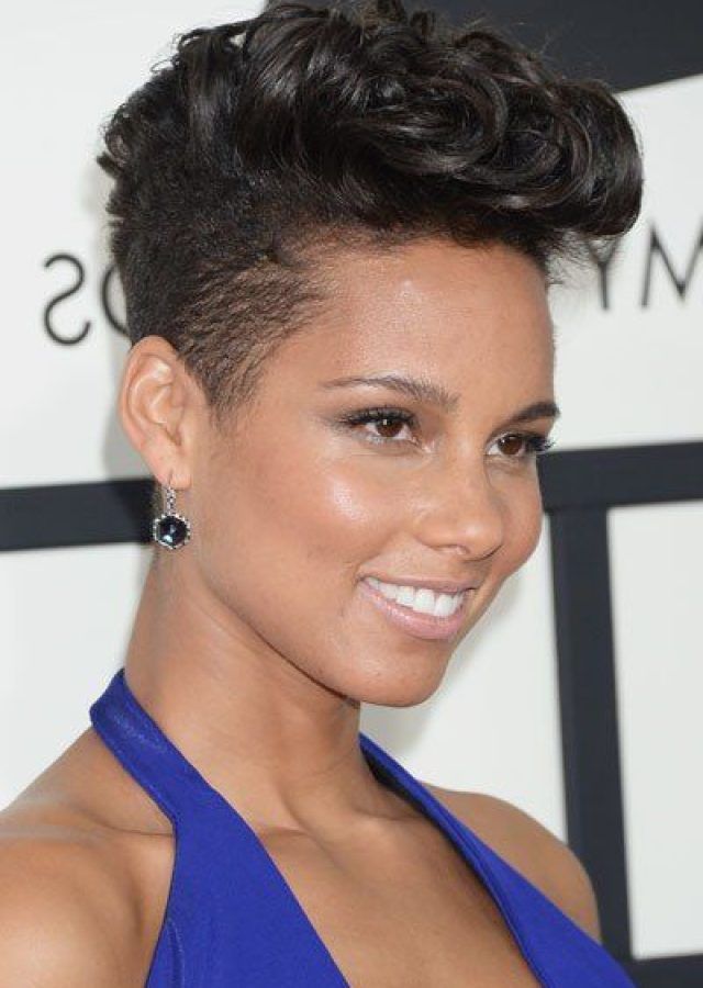 Top 25 of Alicia Keys Glamorous Mohawk Hairstyles