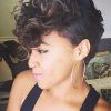 Feminine Curls With Mohawk Haircuts (Photo 1 of 25)