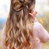 Side Swept Brunette Waves Hairstyles For Prom (Photo 21 of 25)