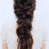 Mermaid Fishtail Hairstyles With Hair Flowers (Photo 20 of 25)