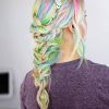 Cotton Candy Colors Blend Mermaid Braid Hairstyles (Photo 4 of 25)