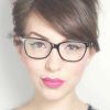 Medium Haircuts For Women Who Wear Glasses (Photo 16 of 25)