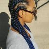 Blue And Black Cornrows Braid Hairstyles (Photo 21 of 25)