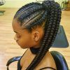 Ponytail Braid Hairstyles With Thin And Thick Cornrows (Photo 17 of 25)