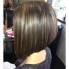 Inverted Brunette Bob Hairstyles With Feathered Highlights (Photo 20 of 25)
