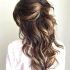 2024 Best of Pinned Back Tousled Waves Bridal Hairstyles
