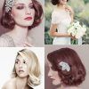 Short Wedding Hairstyles With Vintage Curls (Photo 3 of 25)