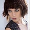 Elongated Feathered Bangs Hairstyles With Edgy Mob (Photo 9 of 25)