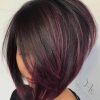 Medium Angled Purple Bob Hairstyles (Photo 10 of 25)