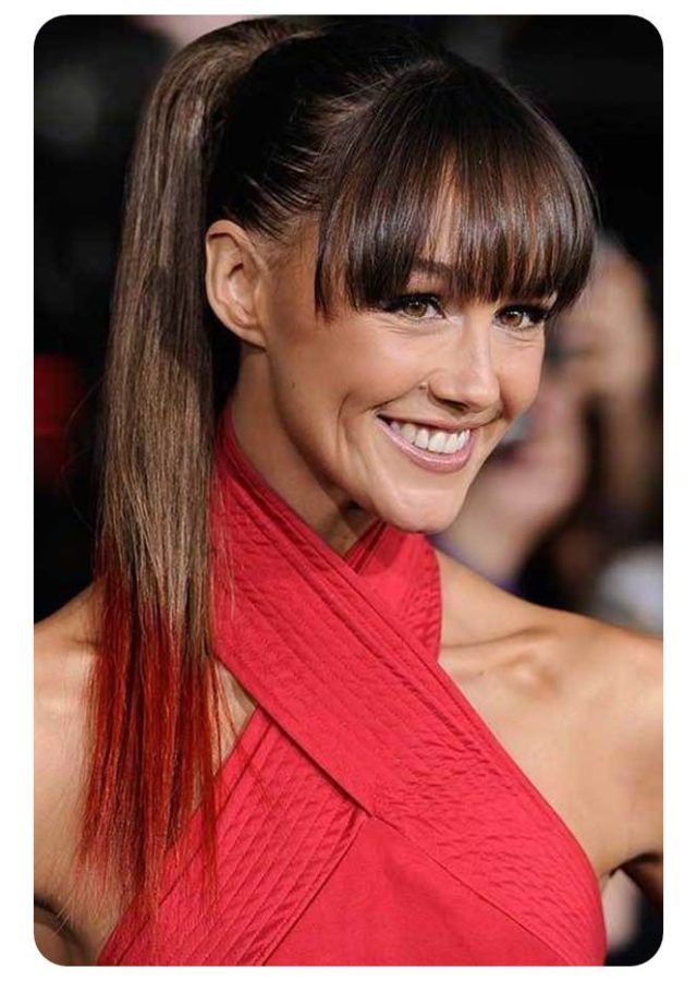 25 Best Ideas Tight High Ponytail Hairstyles with Fringes