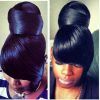 Updo Hairstyles With Bangs For Black Hair (Photo 6 of 15)