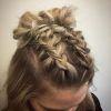 Two French Braid Hairstyles With A Sock Bun (Photo 8 of 15)