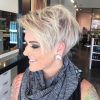 Short Side Swept Pixie Haircuts With Caramel Highlights (Photo 10 of 25)