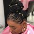 15 Best Collection of African Cornrows Hairstyles