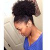 Curly Blonde Afro Puff Ponytail Hairstyles (Photo 4 of 25)