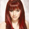 Long Hairstyles Red Highlights (Photo 11 of 25)