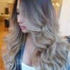 Dark Brown Hair Hairstyles With Silver Blonde Highlights (Photo 23 of 25)