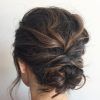 Low Messy Chignon Bridal Hairstyles For Short Hair (Photo 1 of 25)