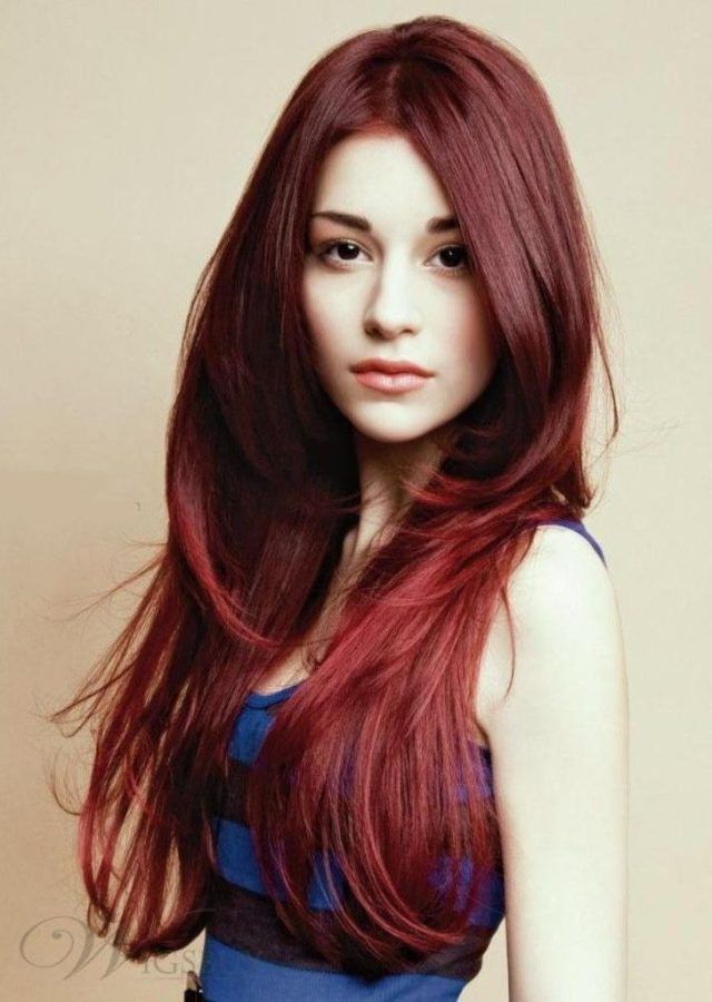 2024 Latest Red Long Hairstyles